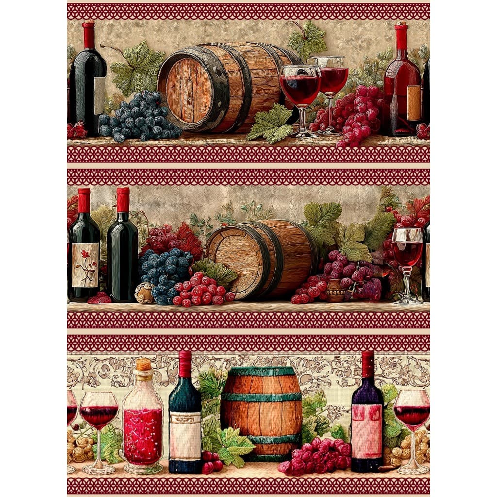 Tecido Tricoline Mista  - Barrado Digital - 10 Faixas - 0,50 cm x  1,45 largura -  Varias estampas