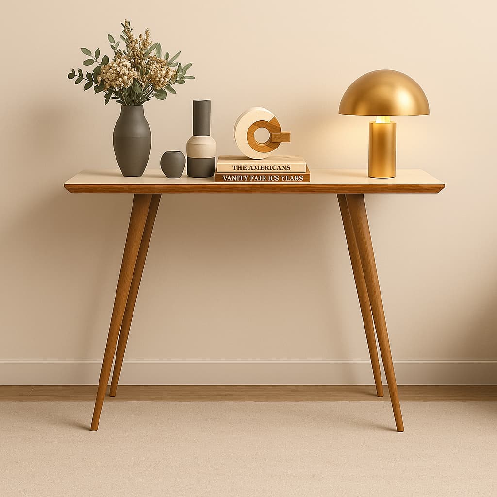 Buffet Aparador Estilo Retrô com Pés Palito Madeira Maciça Cantinho do Café