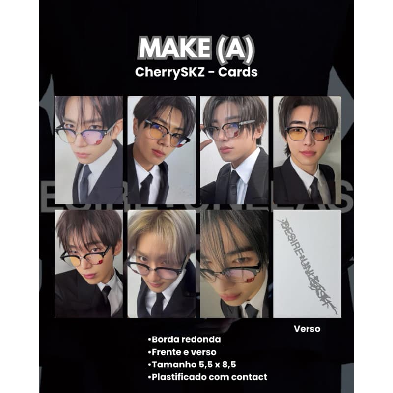 1 Unidade Enhypen Desire: Unleash Photocard Fanmade