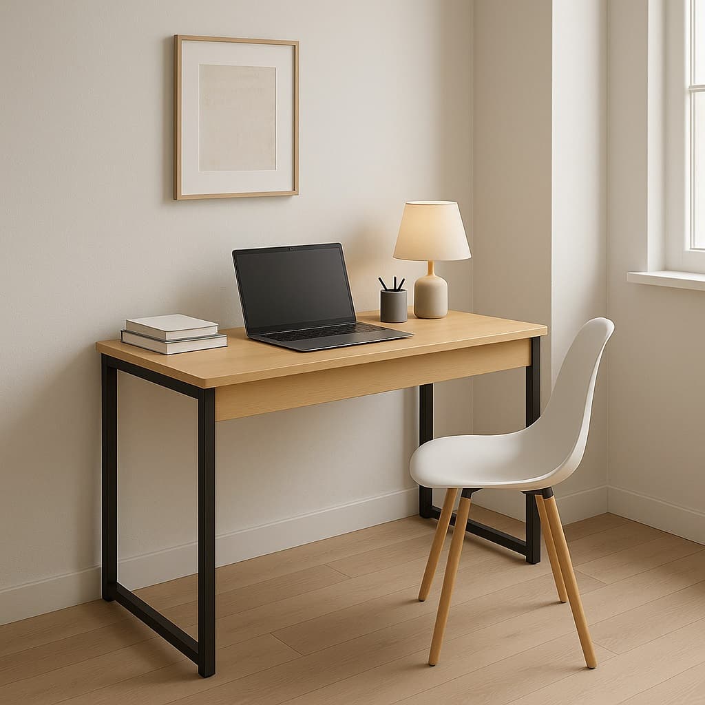 Mesa Escrivaninha Industrial Para Home Office Computador Notebook Escritório