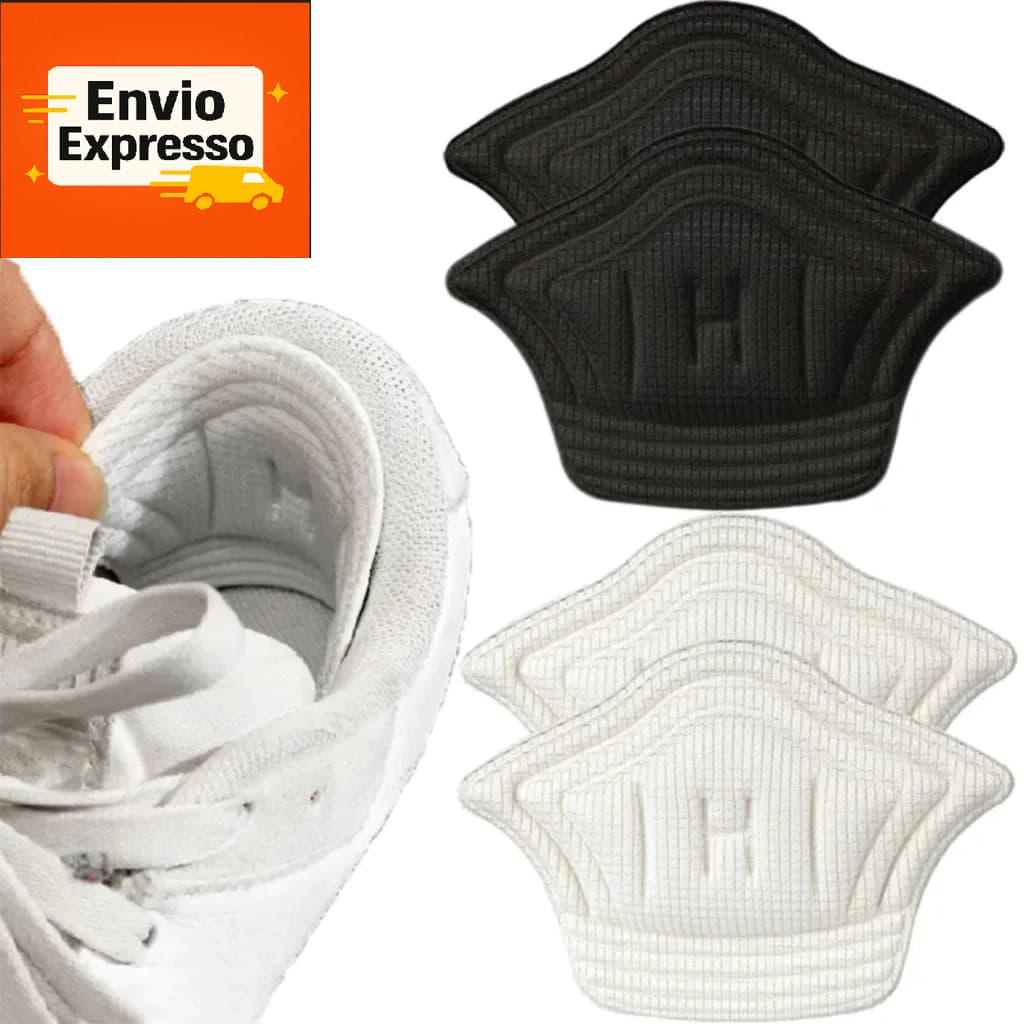 Protetor de Calcanhar Adesivo Sapato Ajustável Macio Premium