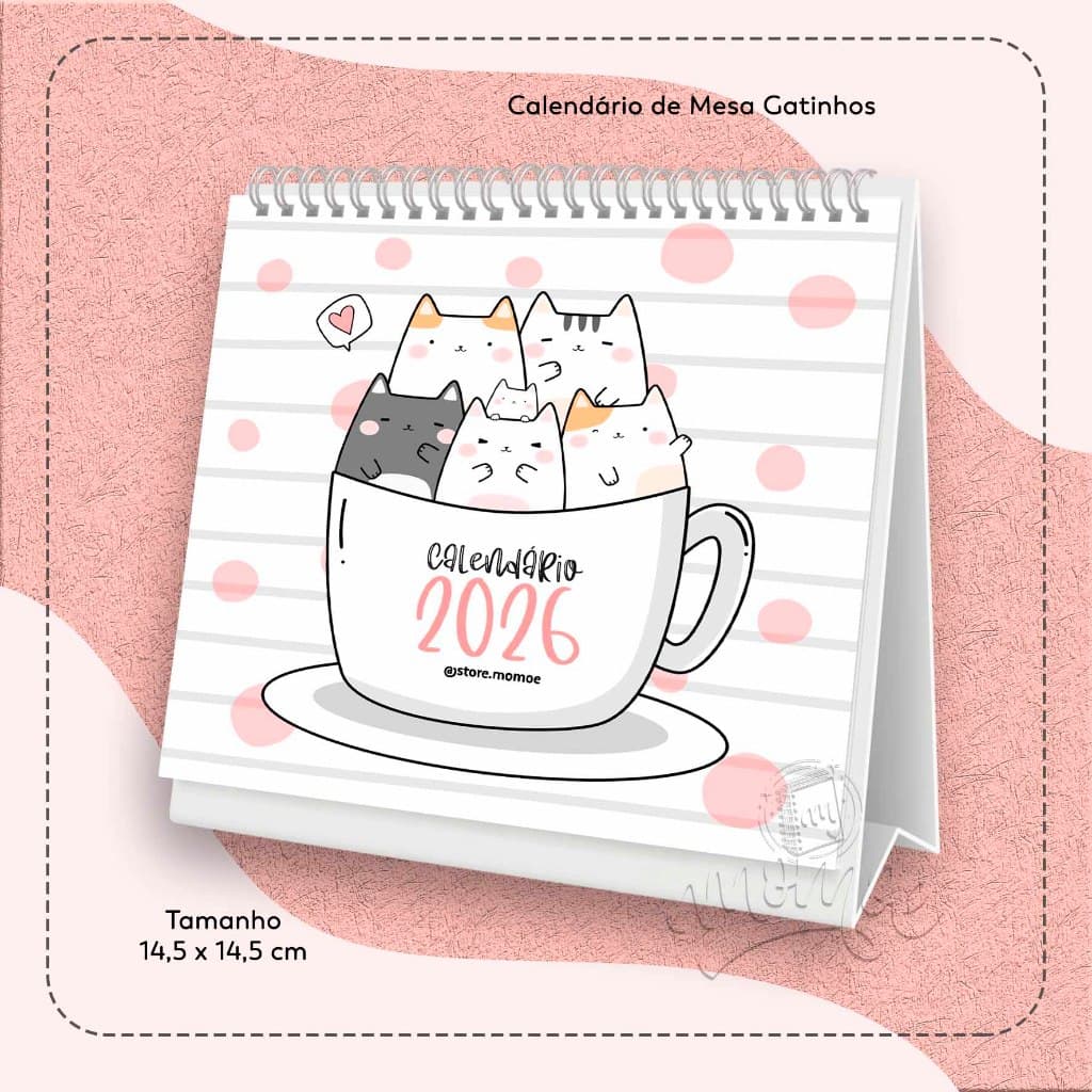 Calendário de Mesa 2026 Vários modelos