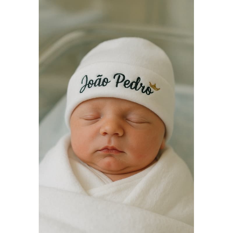 Touquinha RN Personalizada • Bordado com Nome • Envio Rápido e Seguro