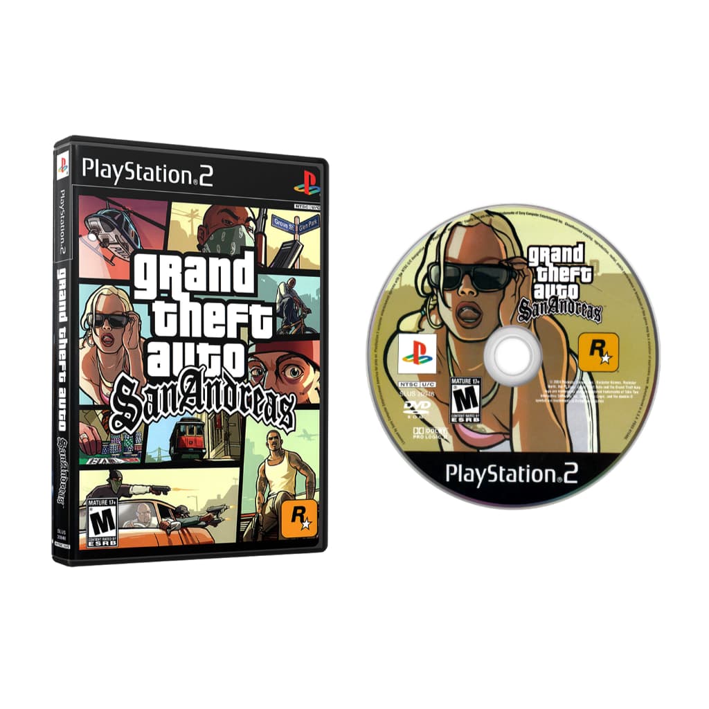 Jogo GTA Grand Theft Auto San Andreas Para PS2 Playstation 2