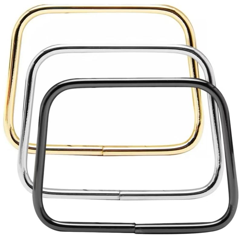 Alça de metal para bolsa trapézio 10cm 1 par