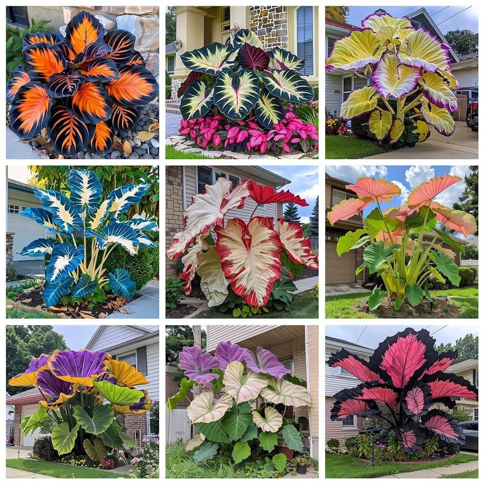 Mix de Caladium: 100 Sementes Raras para um Jardim Colorido – Guia Incluso