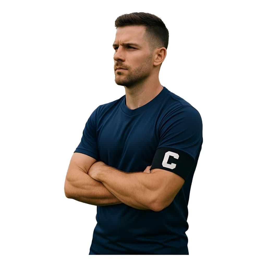 Braçadeira De Capitão Faixa Elástica Ajustável