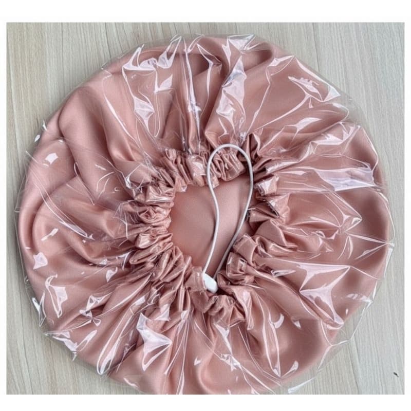 Touca grande banho 3 em 1 para Cabelos Volumosos