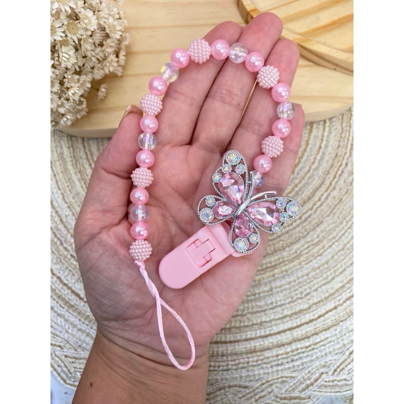 Prendedor de Chupeta Personalizado com nome Menina