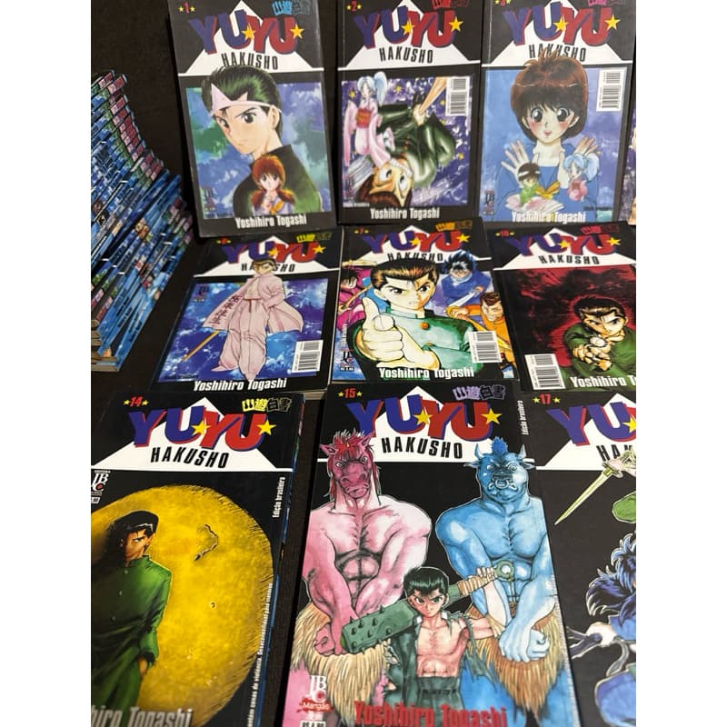 📚 **Mangás Yu Yu Hakusho JBC usados em Bom estado