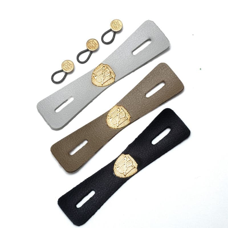 kit prendedor de gravata luxo modelo invisível + 3 Extensores de colarinho elegance - Brilho Notável