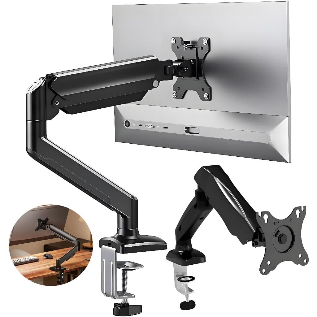 Suporte de Monitor com Pressão de Ar - Ajustável para 17-34", Capacidade de Carga 10KG U1