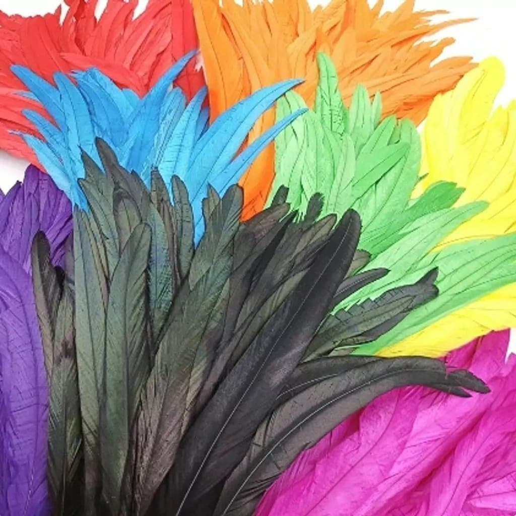 Pena Rabo de Galo 20pçs e 100pçs