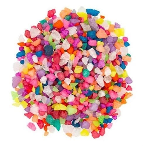 Cascalho Colorido Pedrinha Decoração Jardins e Aquários  950 g