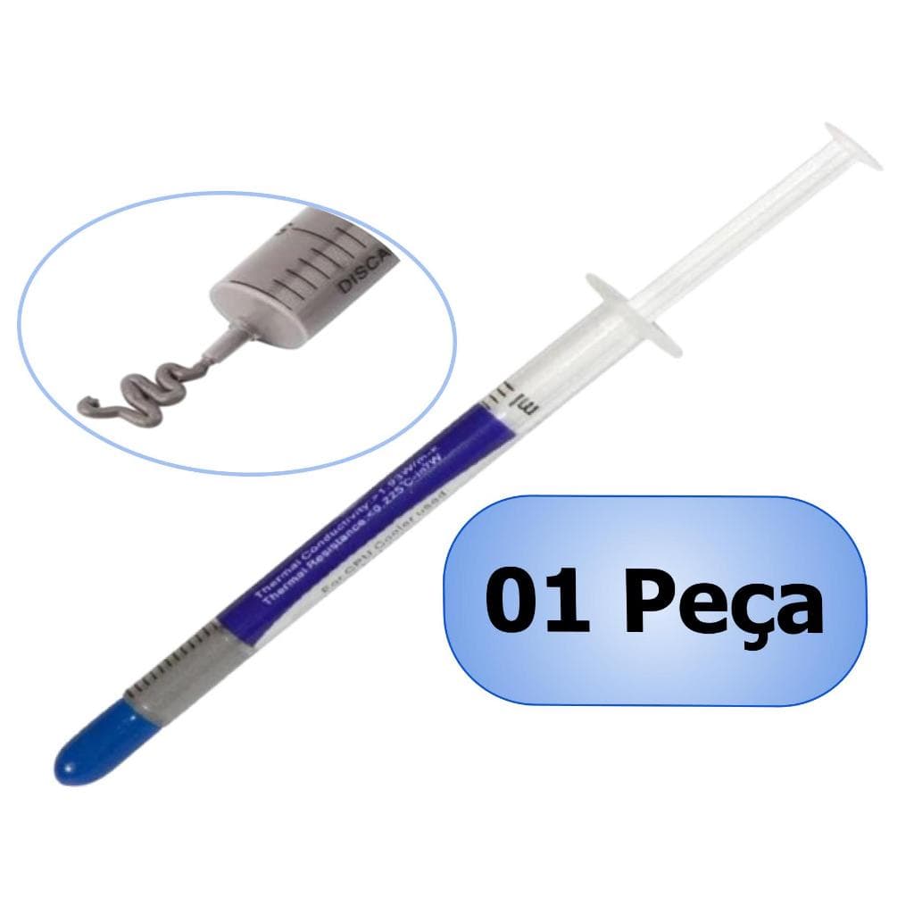 Pasta Térmica Seringa Nitrato Prata Hy510 1g Pc Cpu Gpu Ps4