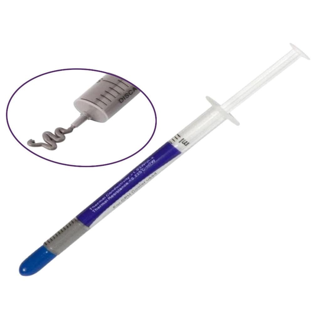 Kit C/ 5/10/20 Pasta Térmica Hy510 Halnziye 1g Prata Alta Performance C/Seringa PS3 PS4 XBOX CPU