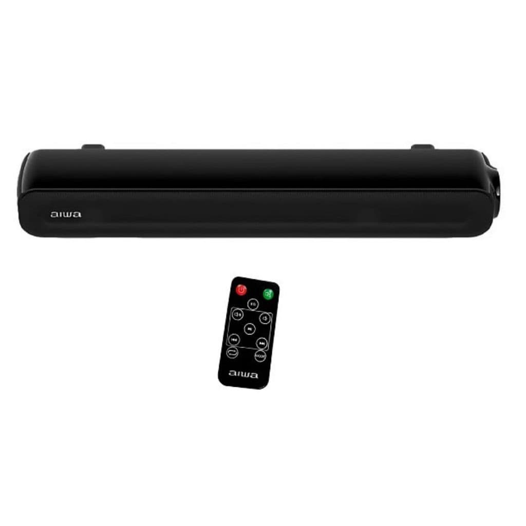 Barra de Som Soundbar Aiwa Audio 2.0 30wrms Bluetooth/hdmi/usb para Smart TV Preto