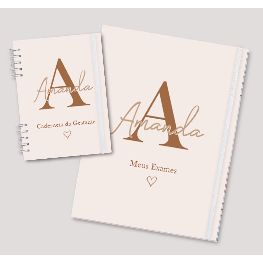 Pasta Gestante A4 + Caderneta da Gestante A5