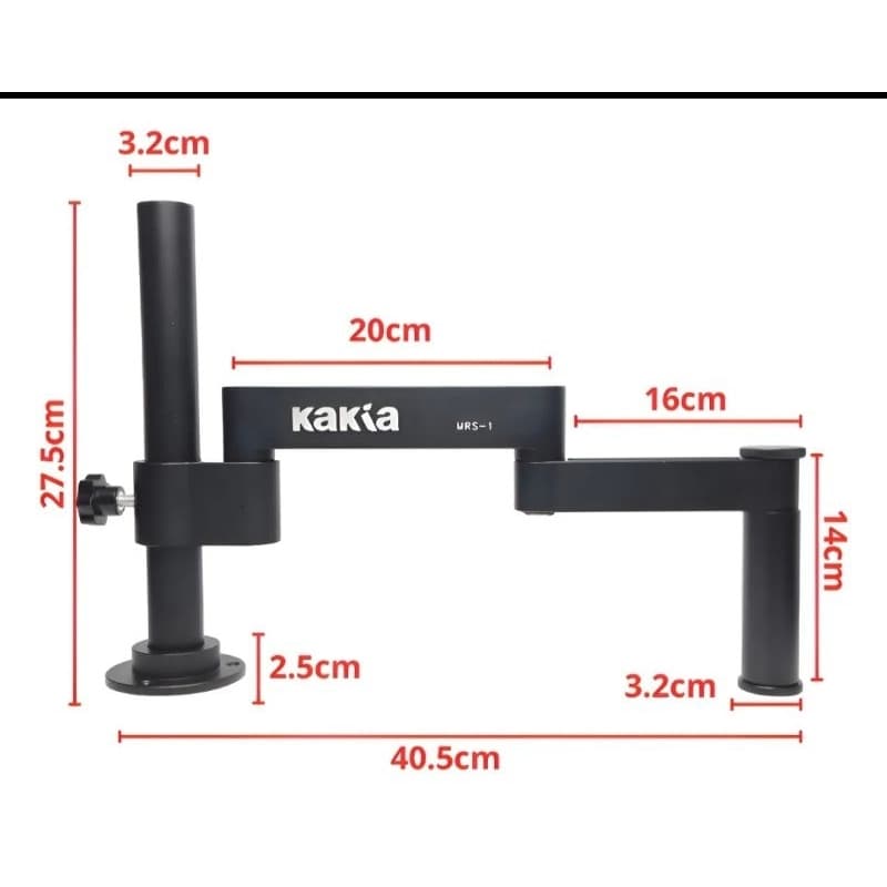 suporte  microscópio braço articulado de mesa dobrável
