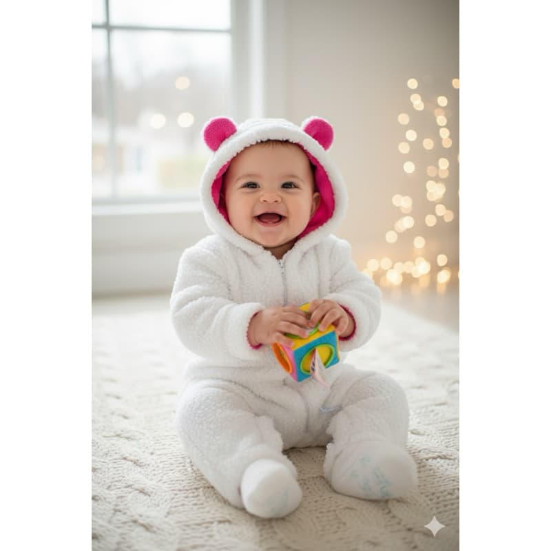 Macacão bebê menino e menina  quentinho Pele de Carneiro e Soft