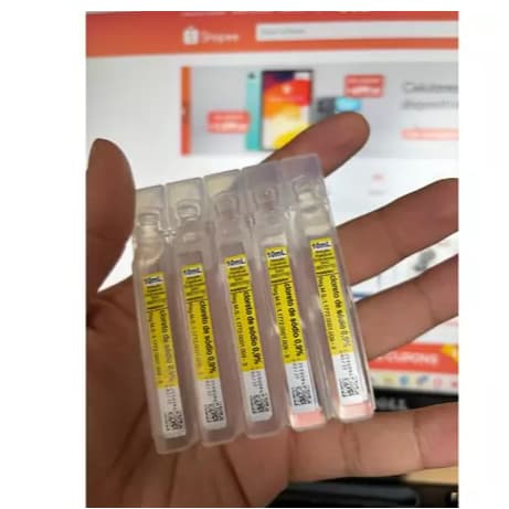Soro Fisiológico 0,9% 10ml – Kit c/ 10, 20, 30, 40 ou 50 Unidades | Prático e Esterilizado