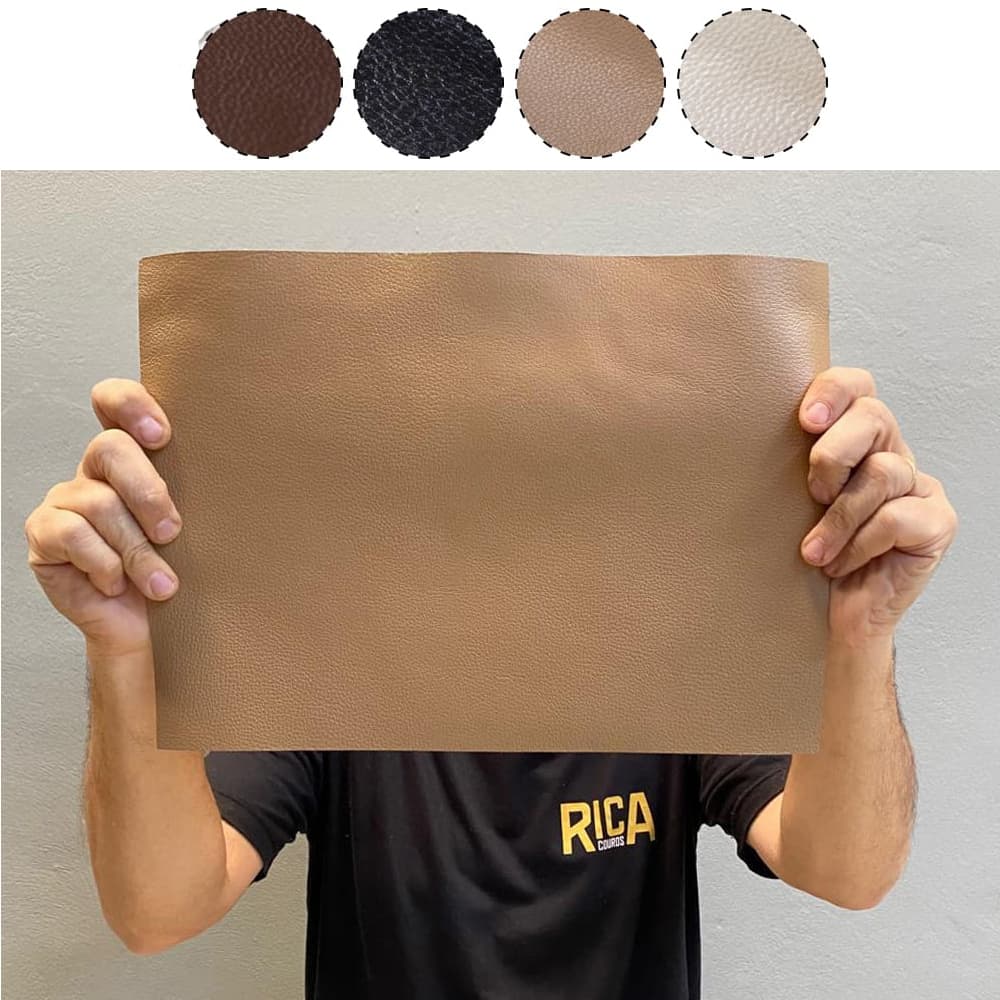 Painel de Couro Legítimo Tipo Floater - Placa 25x35cm Retalho – Textura Encorpada 14/16 Linhas Bolsas, Cinto, Artesanato