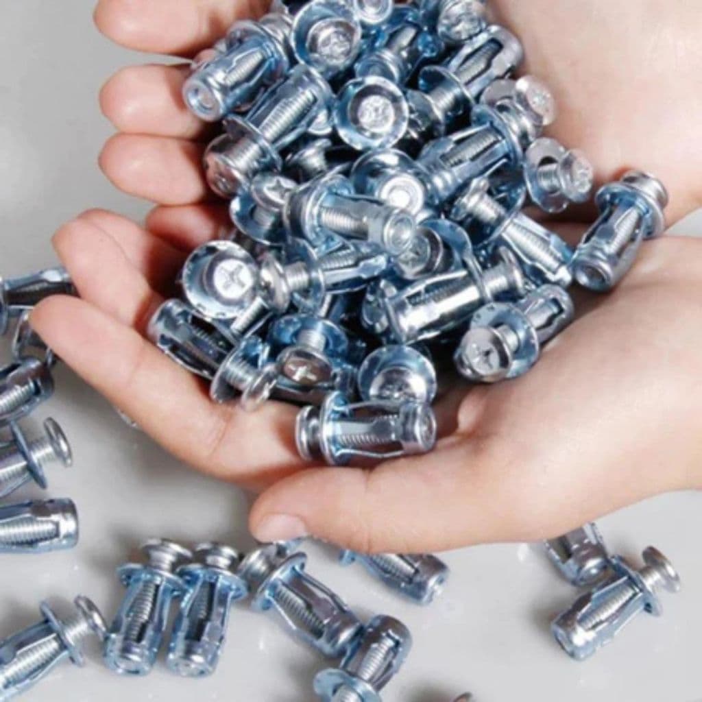 Rebite Grampo Parafuso de Expansão Metal Philips uso Geral 20 Unidades