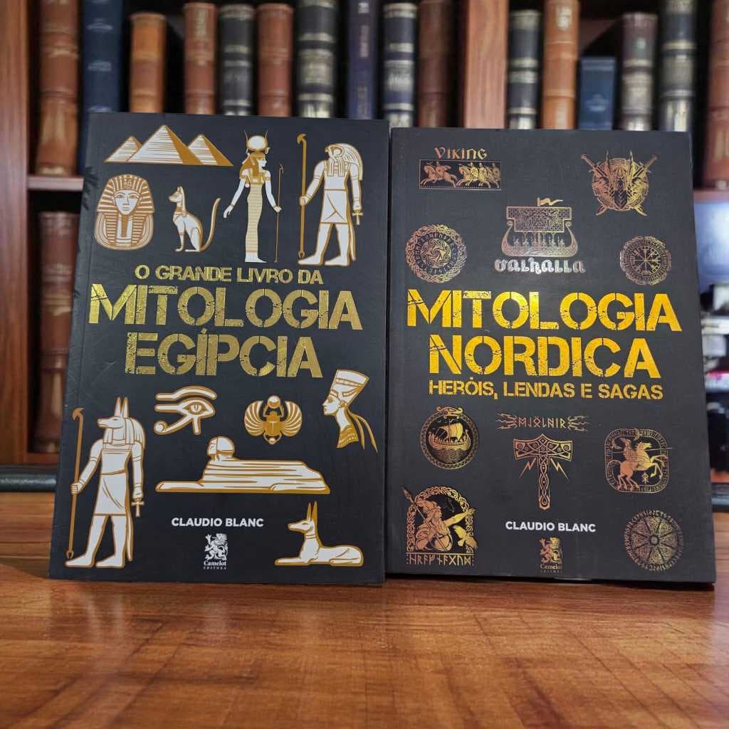 Kit Livros Mitologia nordica e egipcia