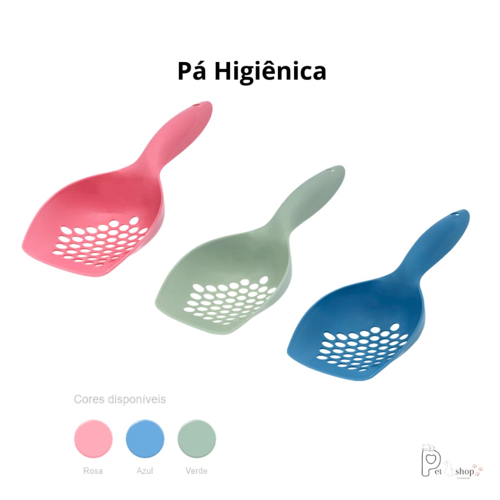 Pá Higiênica para Caixa de areia - Gatos - Unidade Litter Scoop
