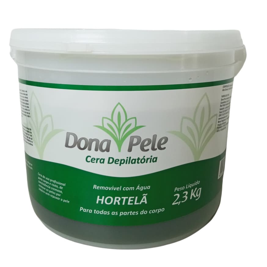 Cera Depilatória Dona Pele Hortelã 2,3Kg