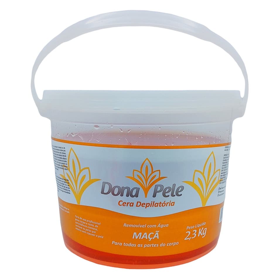 Cera Depilatória Dona Pele De Maçã 2,3Kg