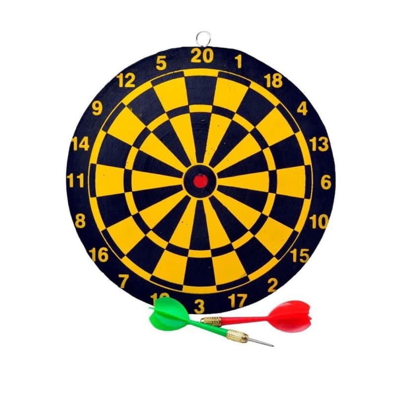 Jogo de Dardos 3 Peças Tabuleiro Dupla Face