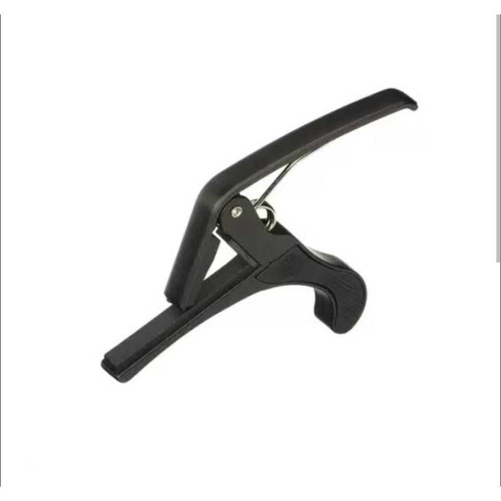 Capotraste Abraçadeira haste longa Preto Violão Baixo Guitarra Ukulele