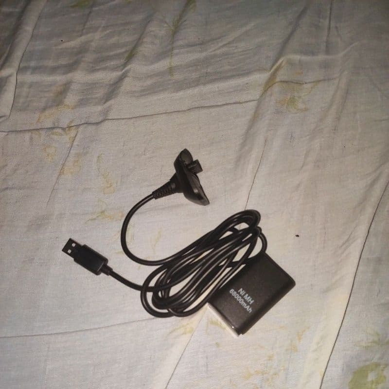 Carregador E Bateria Para Controle Xbox360 68000mah