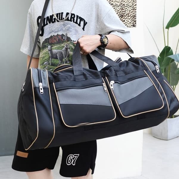 Bolsa de Viagem Dobrável Grande Capacidade | Uso Versátil em Negócios, Avião e Passeios Curtos - Modelo Ombro Casual