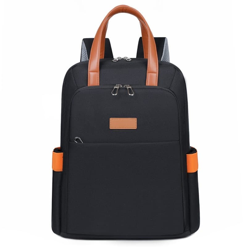 Mochila escolar para laptop de grande capacidade em tecido Oxford, à prova de respingos, modelo 2246.