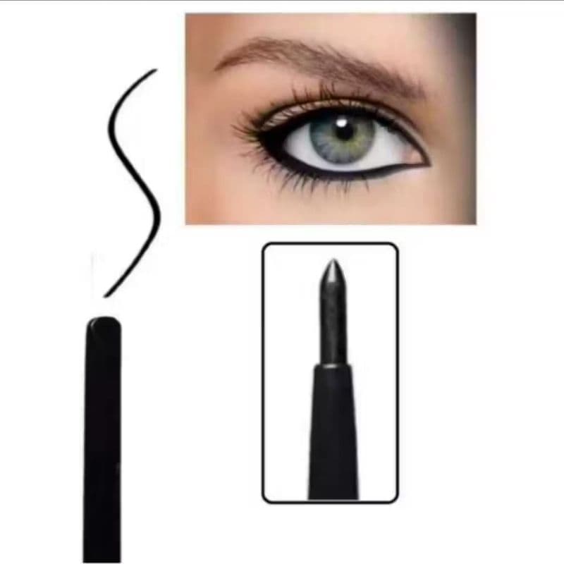 KIT 2 Lápis de olho retrátil resistente a água delineador para olhos