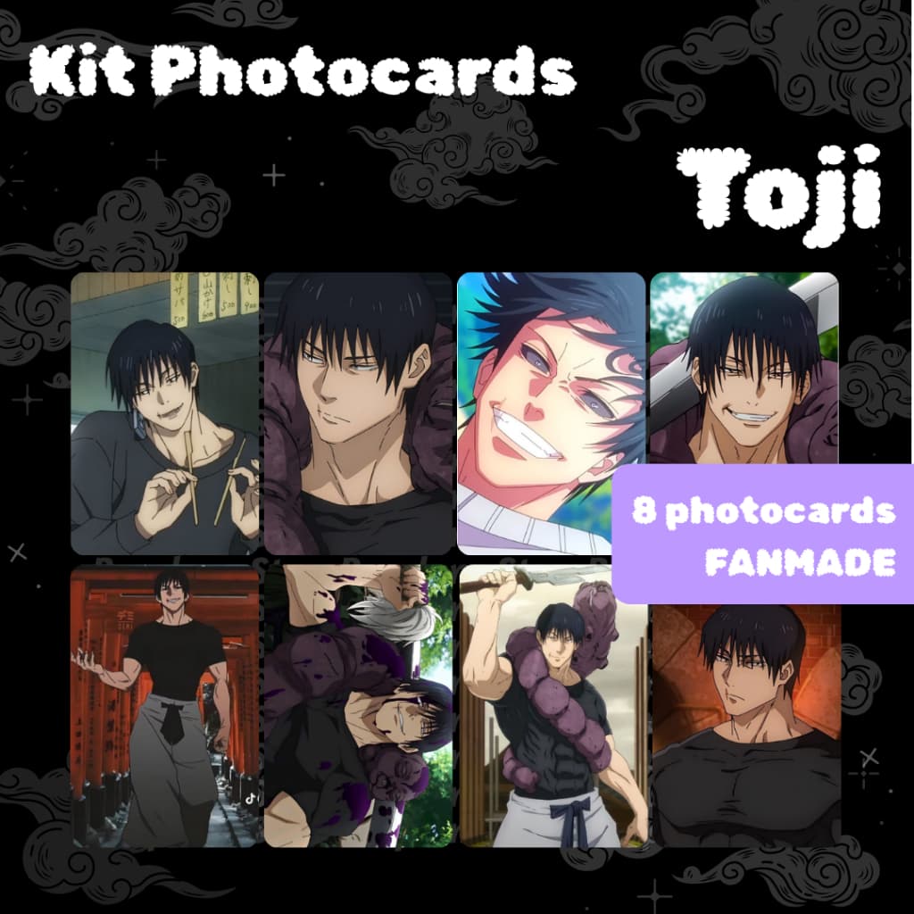 Photocards Anime Jujutsu Kaisen Fanmade Otaku Lomocards