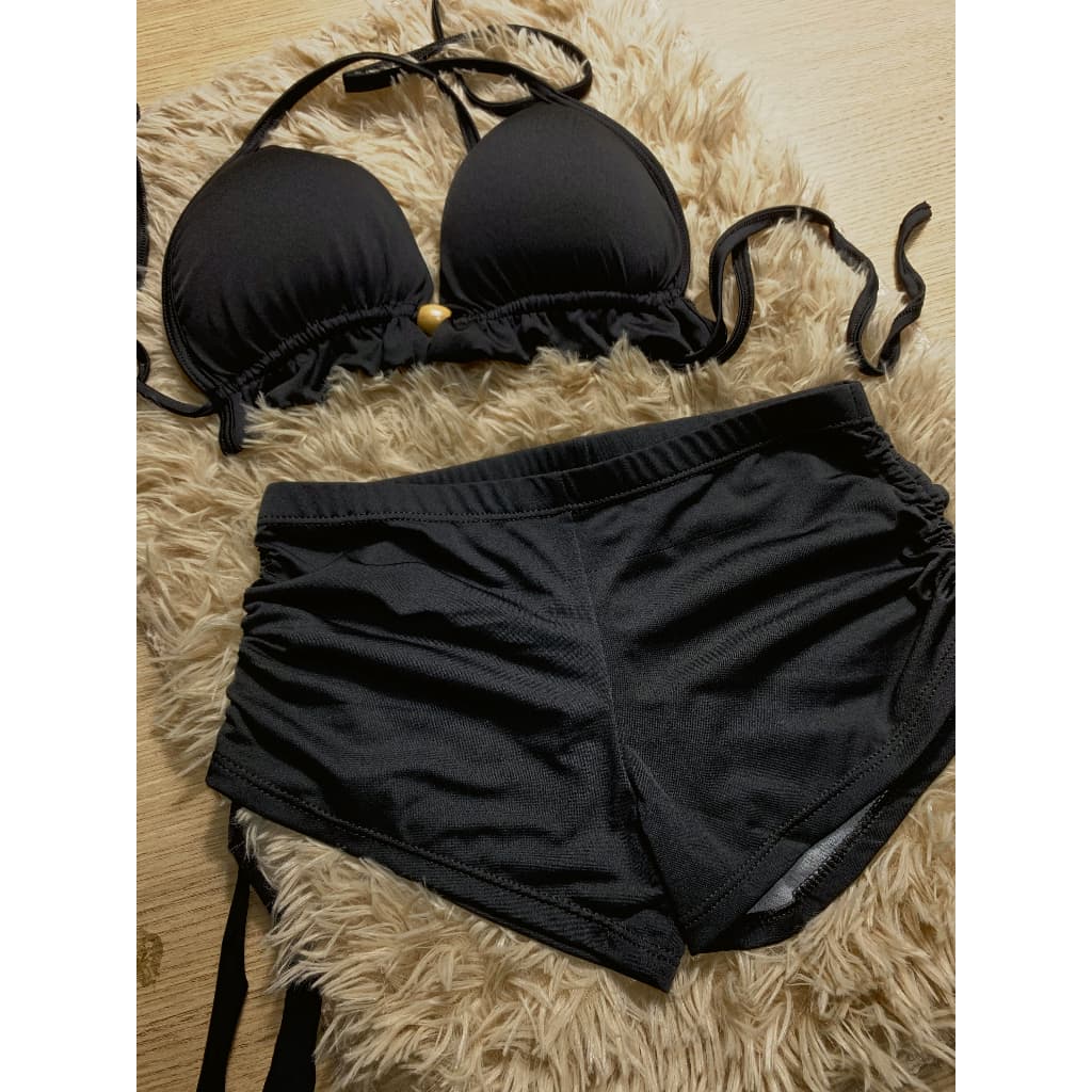 Conjunto Biquíni Feminino com Bojo Forrado Praia Franzido