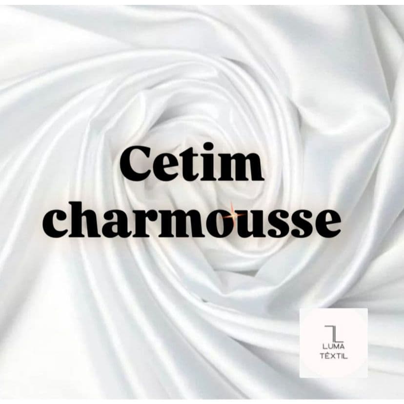 3 METROS DE CETIM CHARMOUSSE BRANCO POR 1,50 DE LARGURA