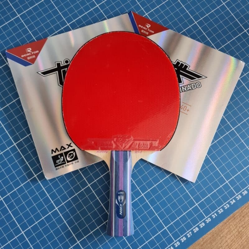 Raquete Profissional Tênis de mesa/ Ping Pong Loki K1-T Wood Tornado ITTF Clássica/ Classineta