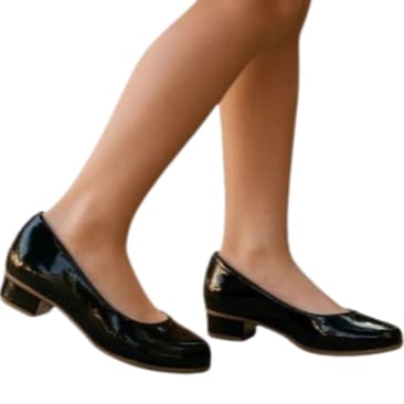 Sapato Social Infantil Feminino Scarpin/Verniz   Elegância e Conforto