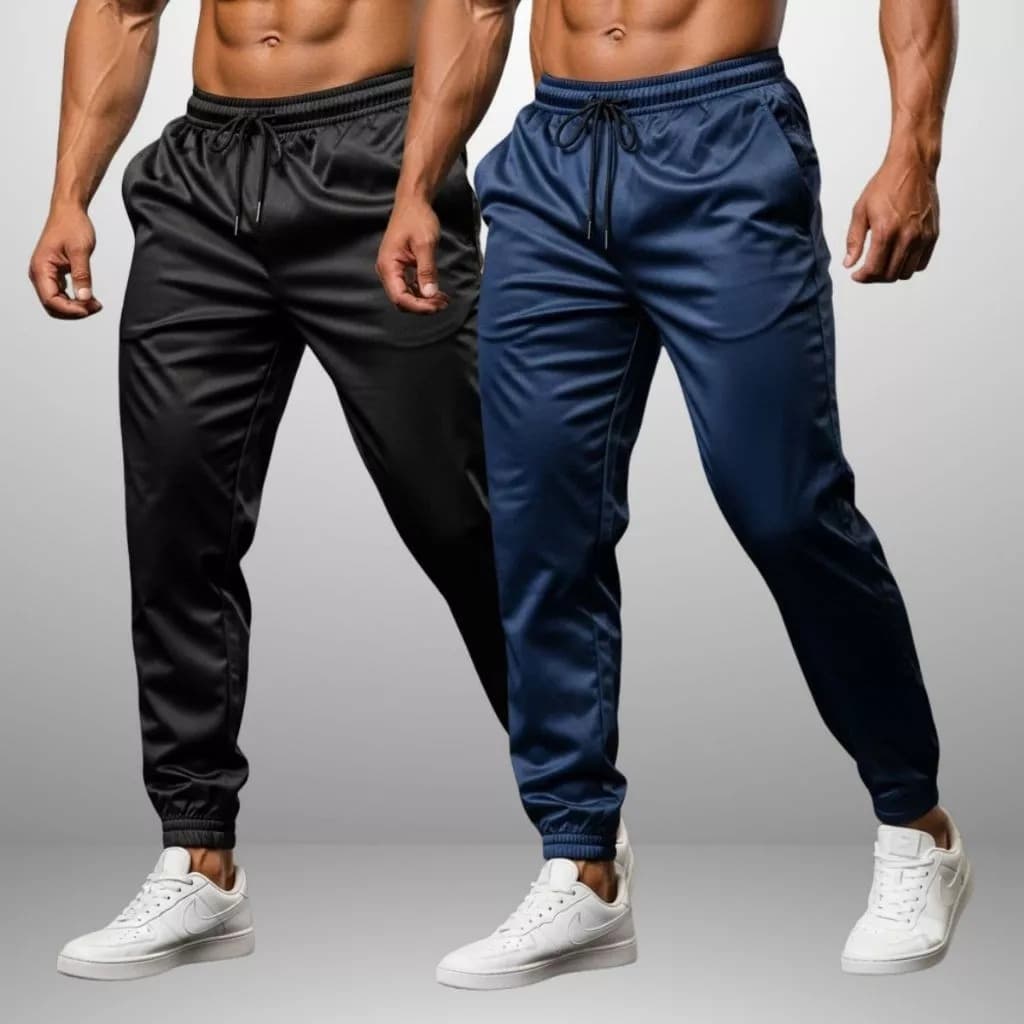 Kit com 1 ou 2 ou 3 Calças Jogger Dry-Fit Esportiva Skinny Masculina Preço Imperdível Promoção