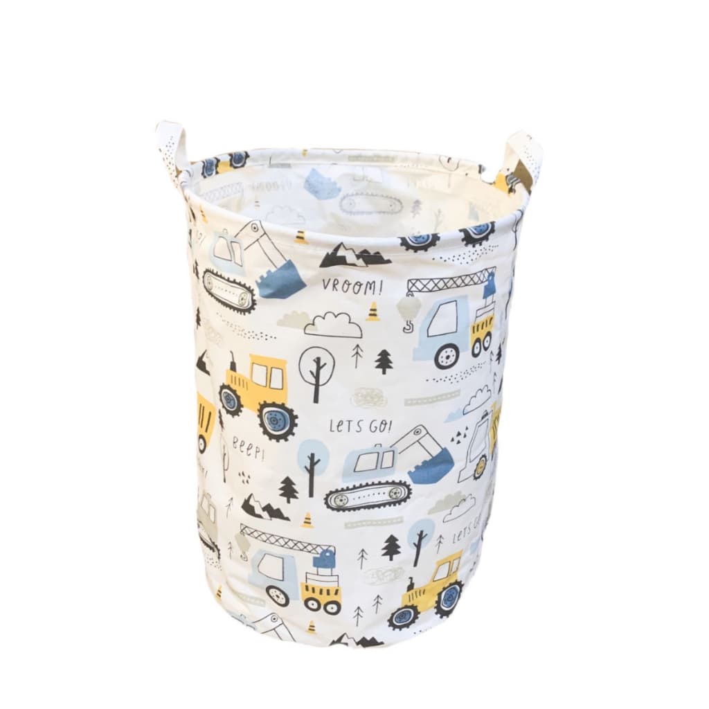 Desenho para Menino Cesto Multiuso Organizador Dobrável De Roupa Suja e Brinquedo 55 Litros