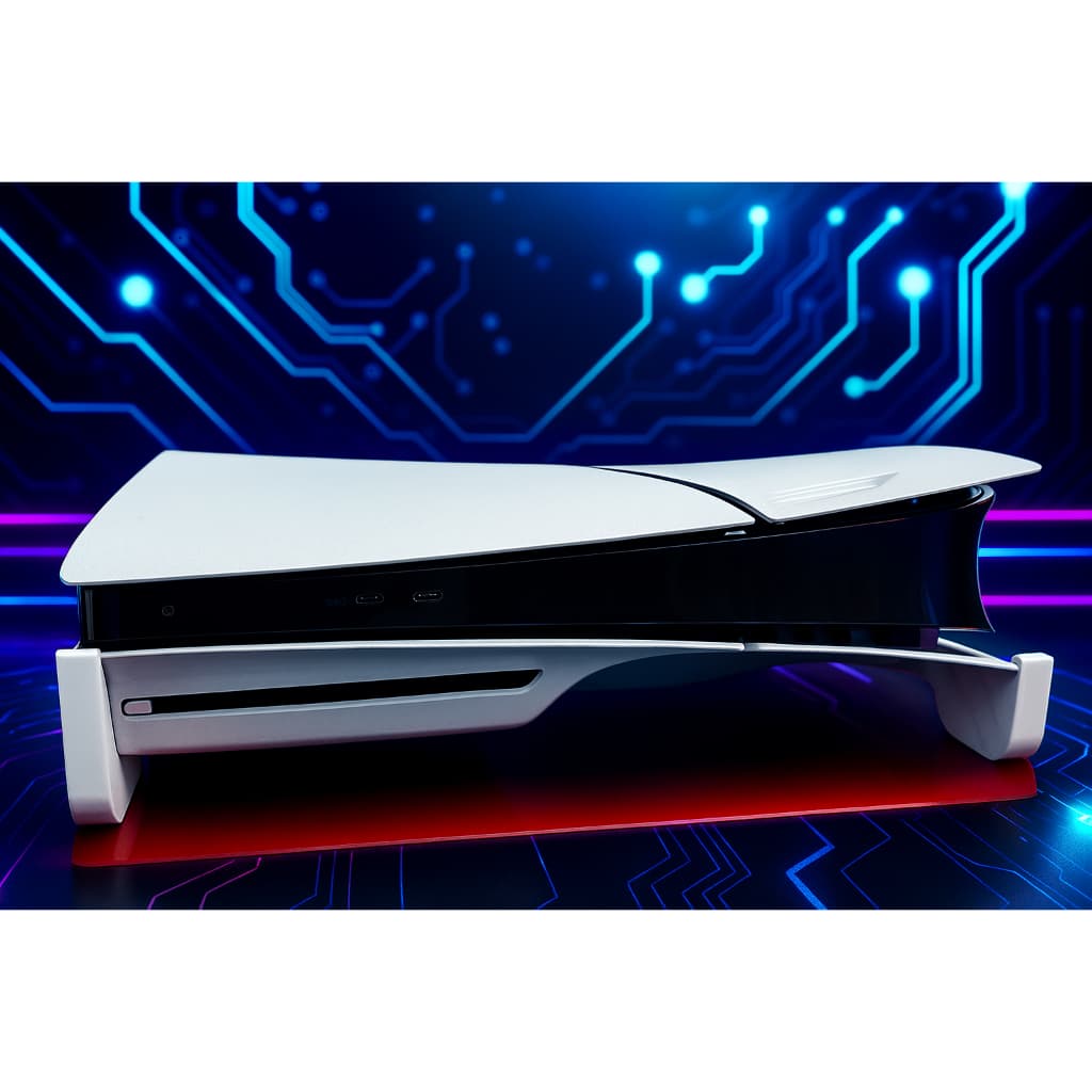 Suporte Base para PS5 Slim com Disco – Estabilidade, Ventilação e Design Gamer