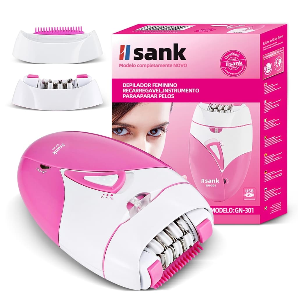 Depilador Feminino Recarregável Máquina Depilação Elétrico