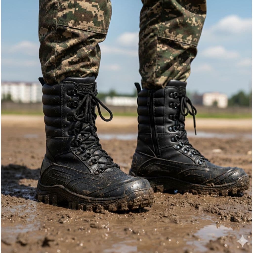 Coturno tático resistente a água com zíper super confortável Lughato Original