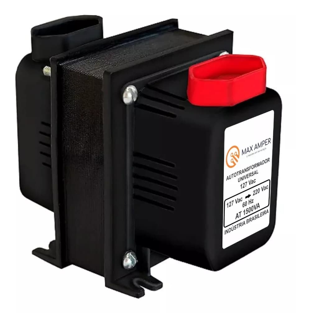 Auto Transformador 1500va 110v P/ 220v 220v P/ 110v Conversor Energia Max Amper