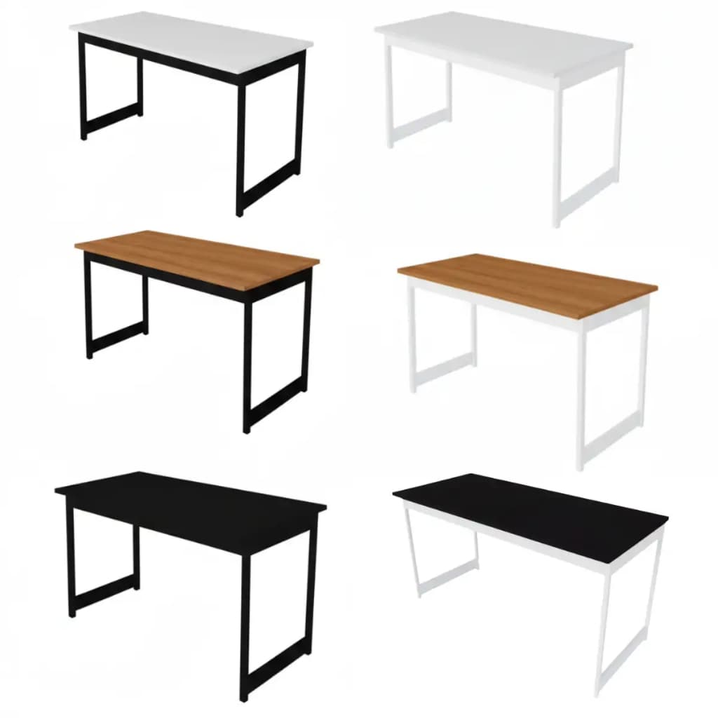 Mesa Escrivaninha Escritório Estilo Industrial Computador 116 Cm Bia Camaleão