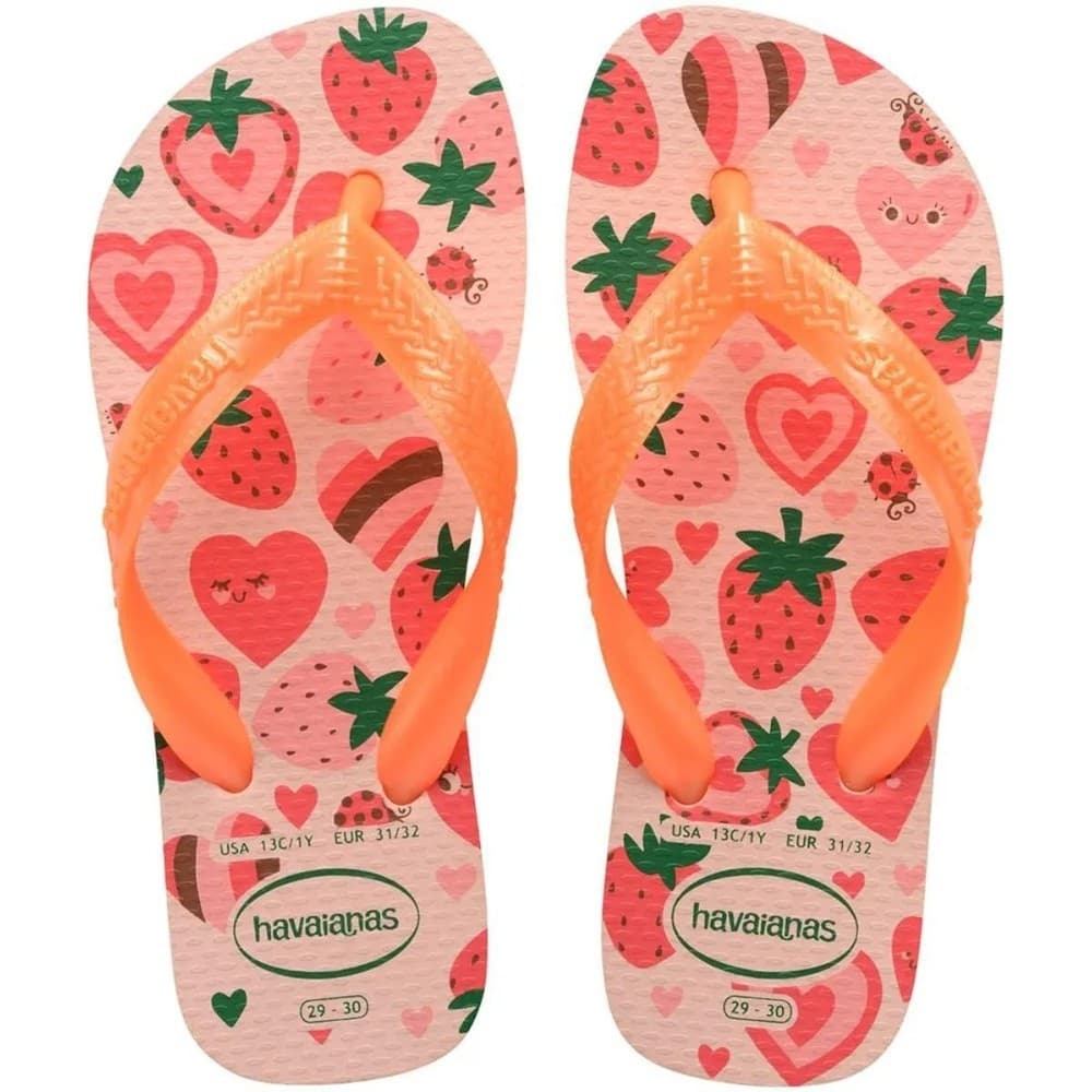 Sandália Chinelo Havaianas Flores Meninas Original
